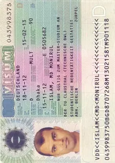 German Visa Photo