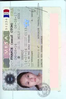French Visa Photo
