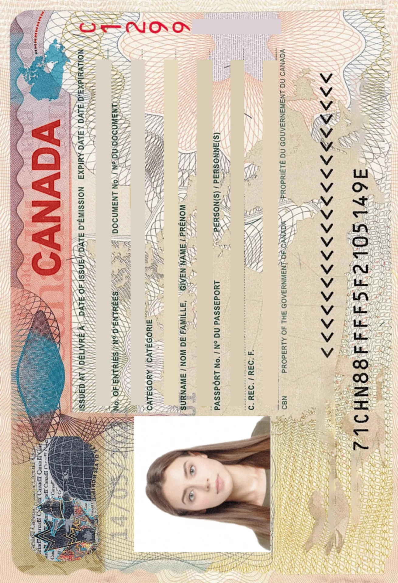 Canadian Visa Photo